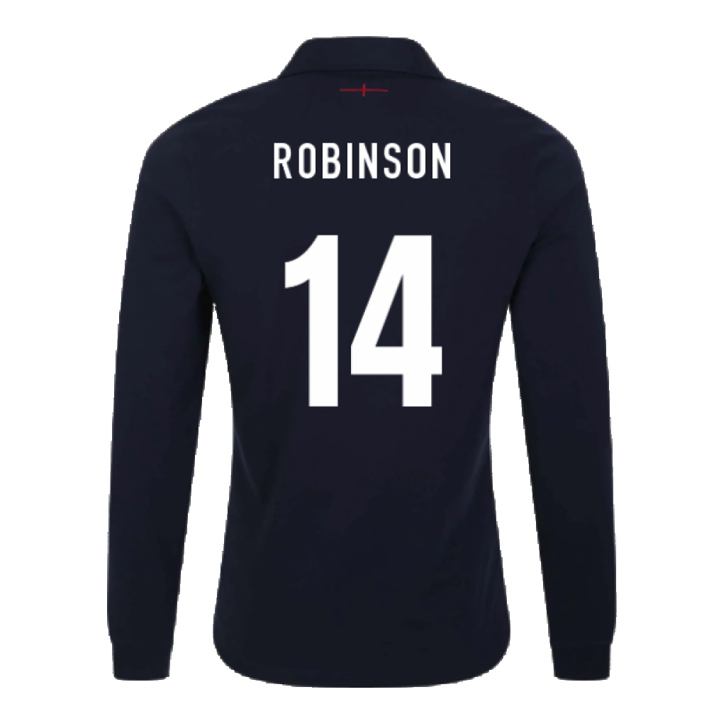 2023-2024 England Rugby Alternate LS Classic Jersey (Robinson 14)