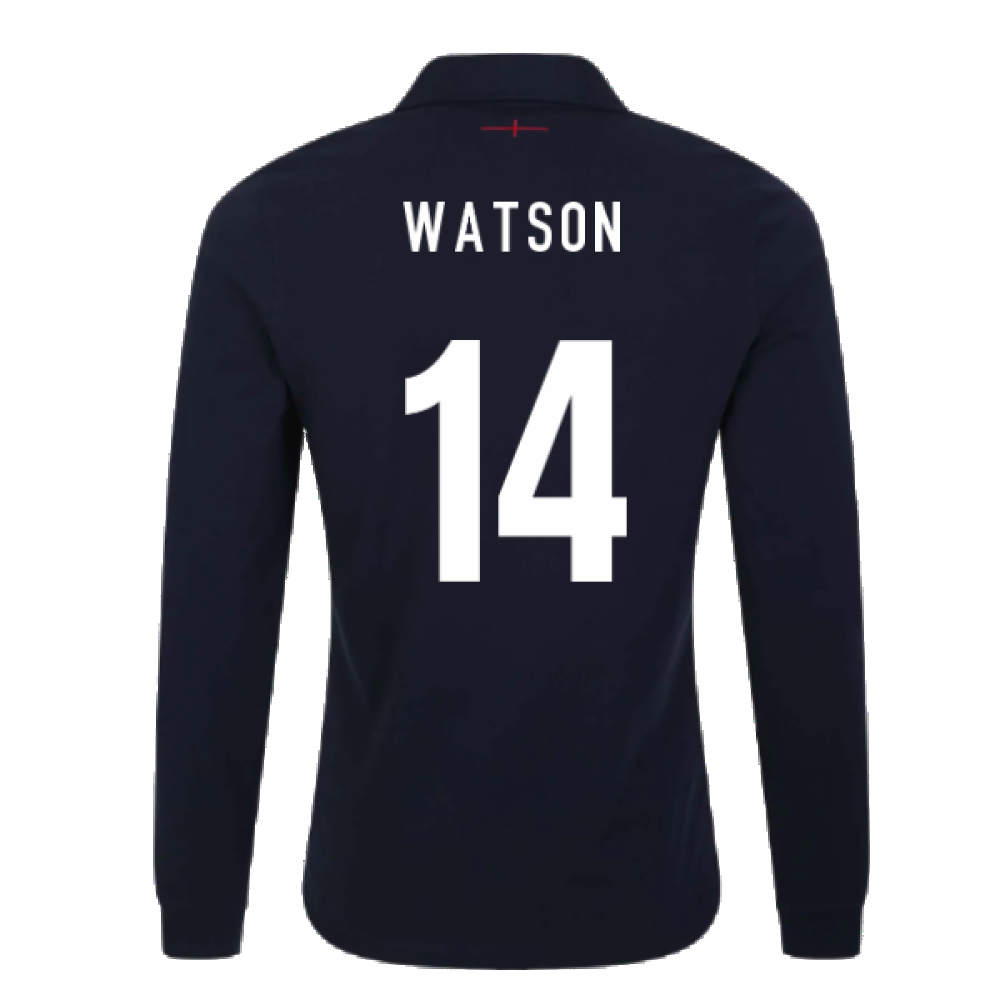 2023-2024 England Rugby Alternate LS Classic Shirt (Watson 14)