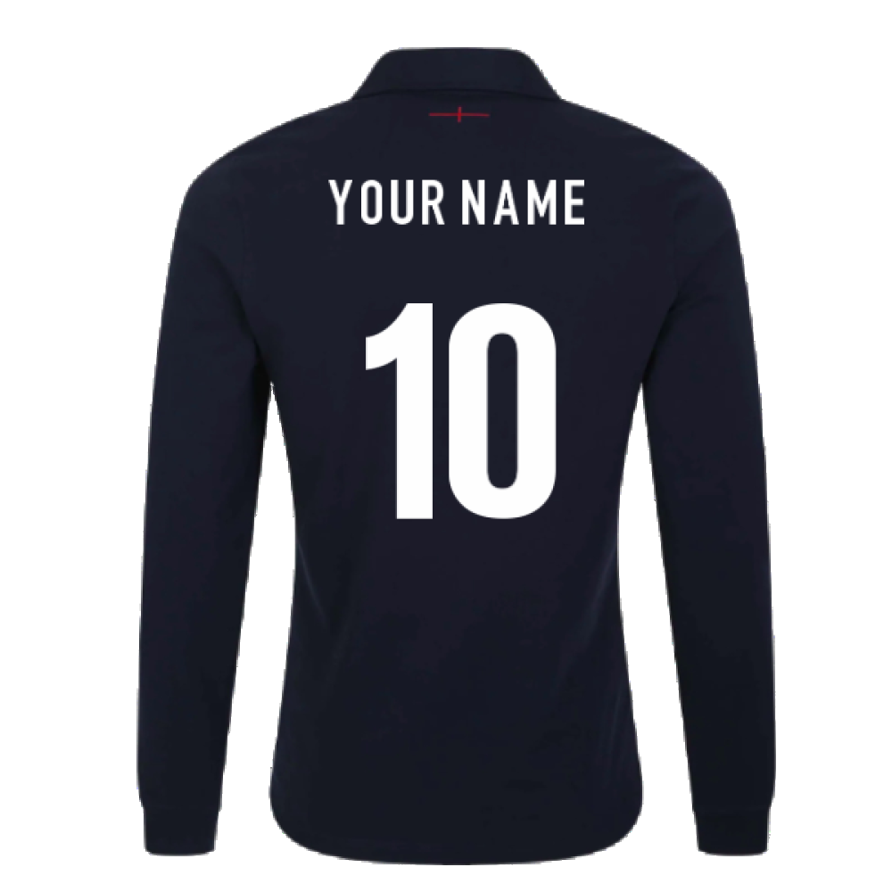 2023-2024 England Rugby Alternate LS Classic Shirt (Your Name)