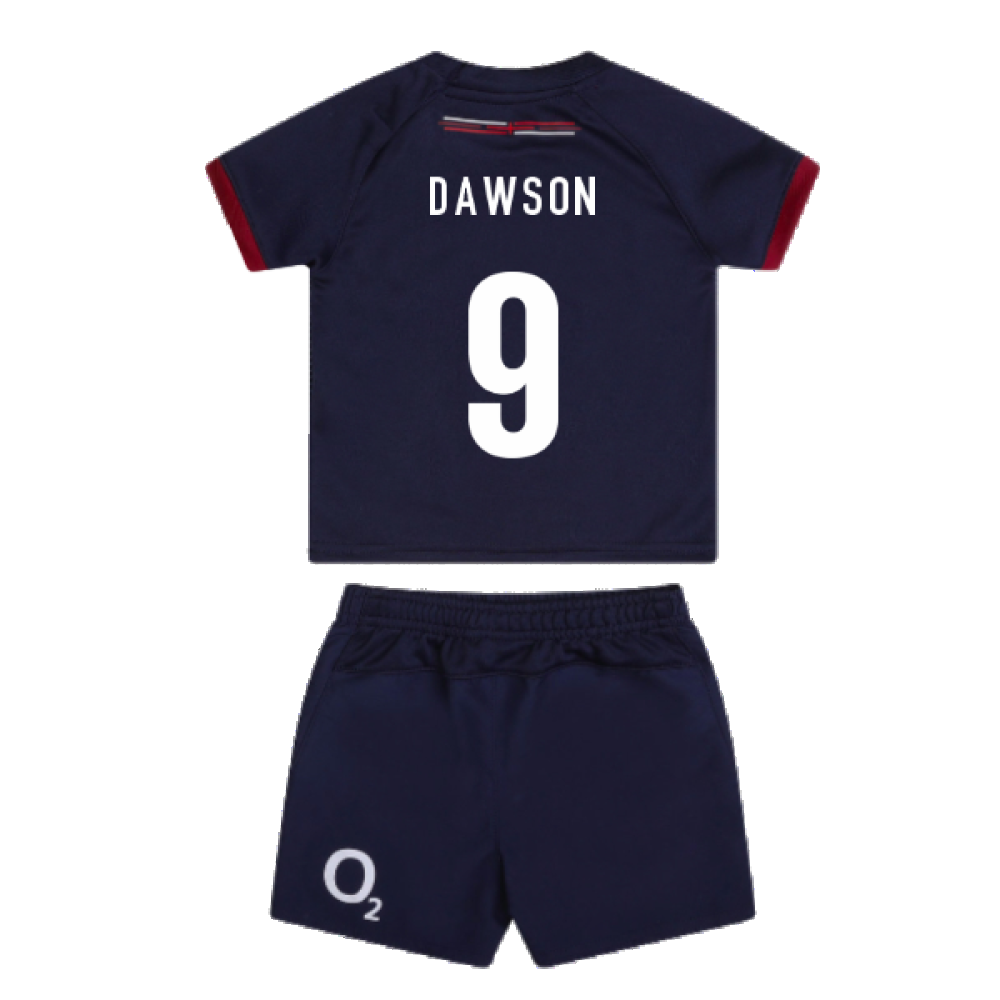 2023-2024 England Rugby Alternate Replica Baby Kit (Dawson 9)