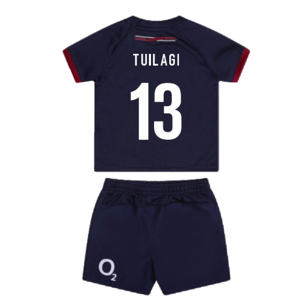 2023-2024 England Rugby Alternate Replica Baby Kit (Tuilagi 13)