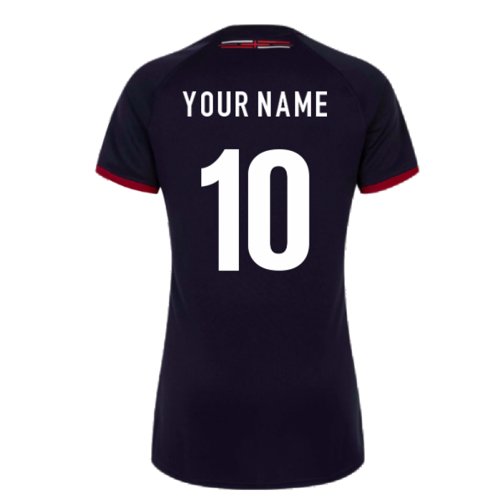 2023-2024 England Rugby Alternate Shirt (Ladies) (Your Name)