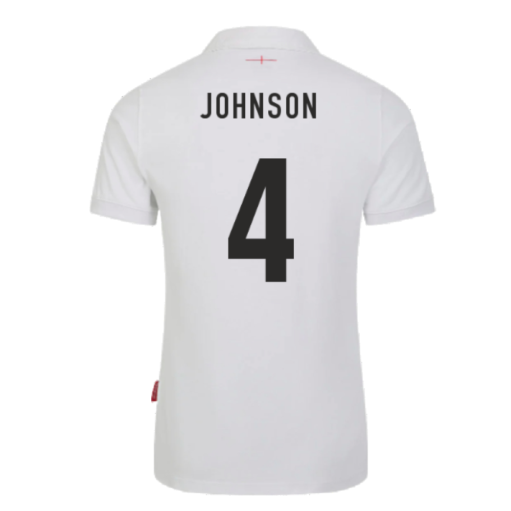 2023-2024 England Rugby Home Classic Shirt (Kids) (Johnson 4)