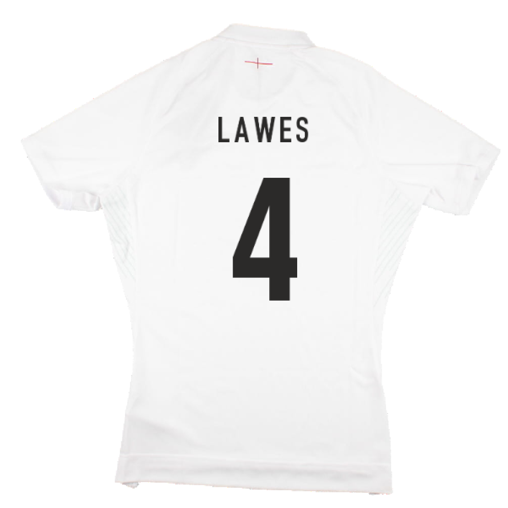 2023-2024 England Rugby Home Pro Jersey (Lawes 4)