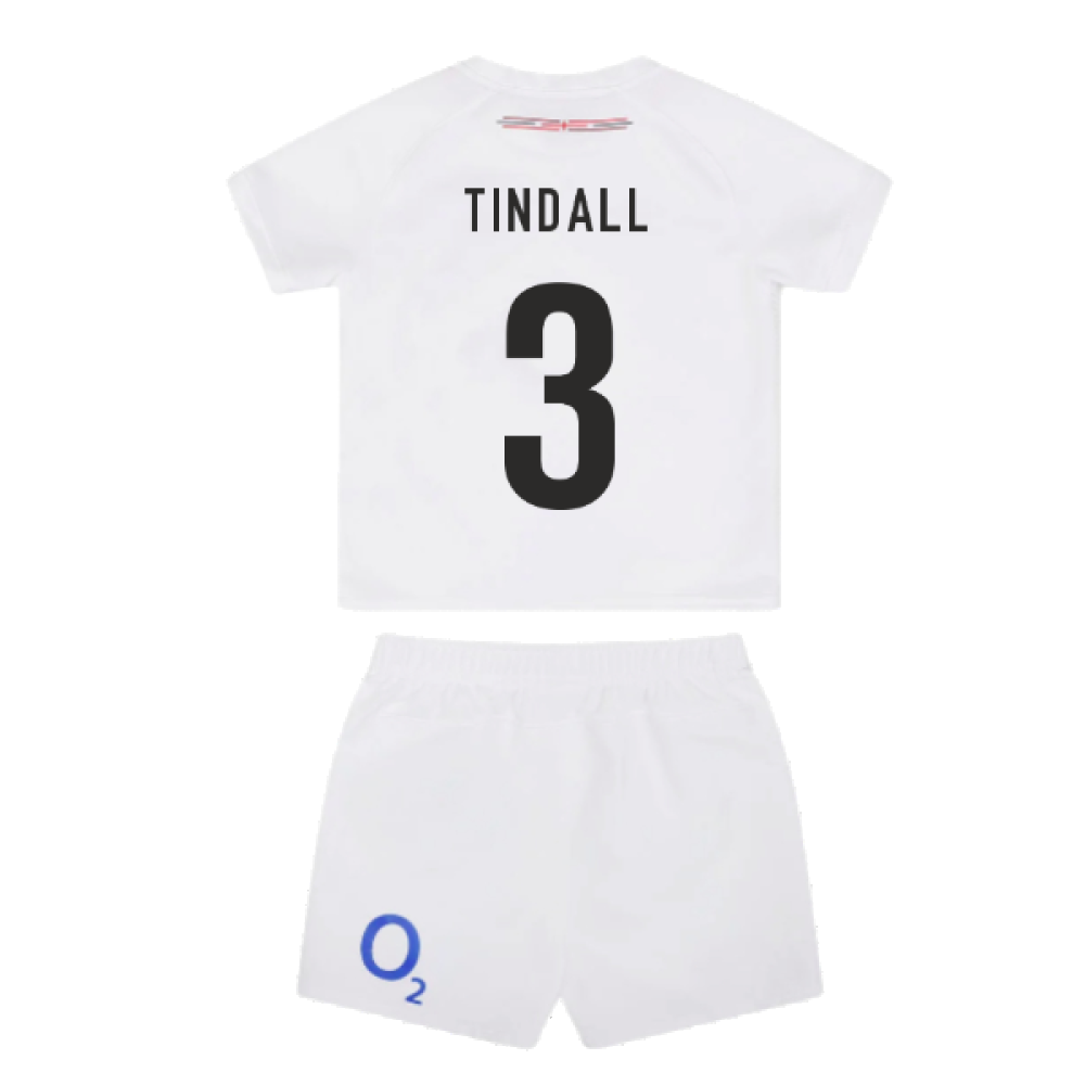 2023-2024 England Rugby Home Replica Infant Kit (Tindall 3)