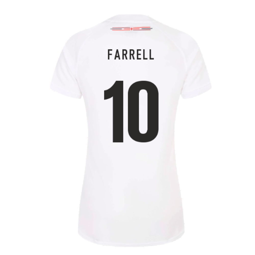 2023-2024 England Rugby Home Replica Shirt (Womens) (Farrell 10)