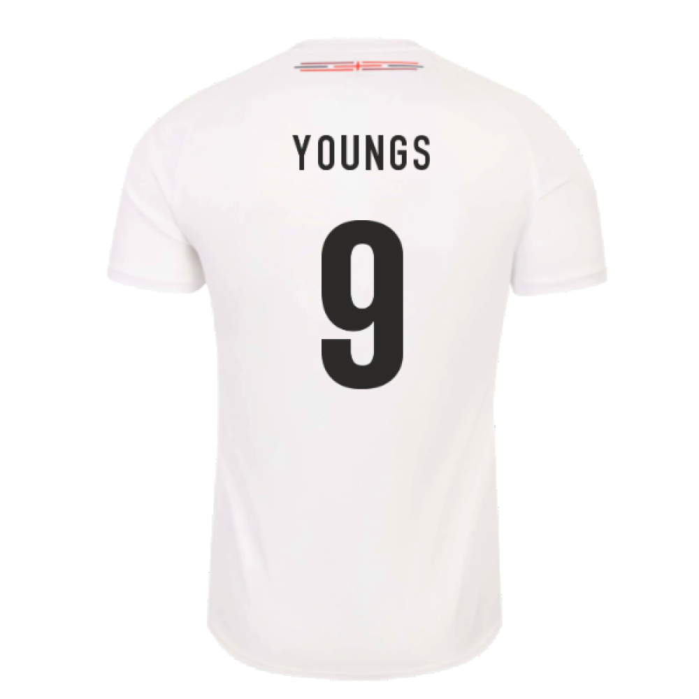 2023-2024 England Rugby Home Shirt (Kids) (Youngs 9)