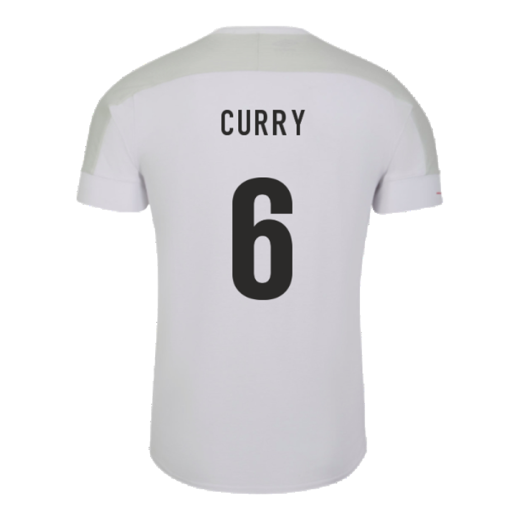 2023-2024 England Rugby Presentation Tee (White) (Curry 6)