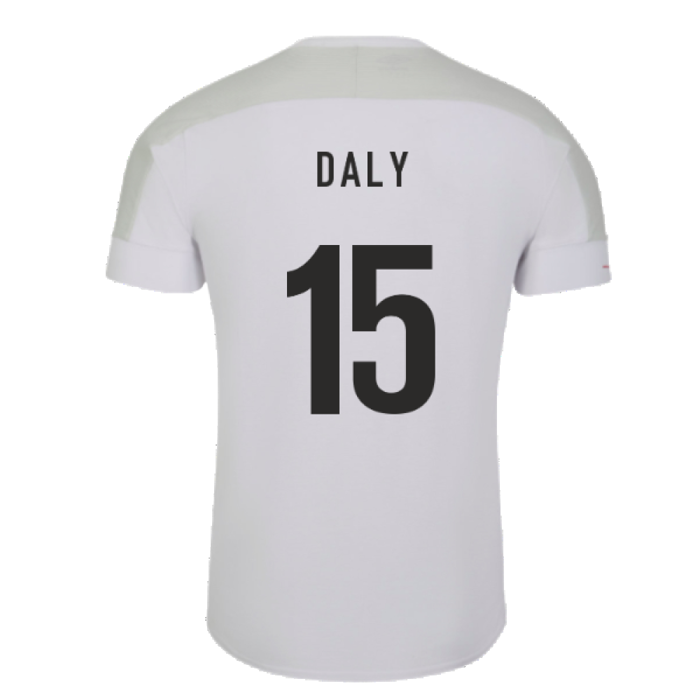 2023-2024 England Rugby Presentation Tee (White) (Daly 15)