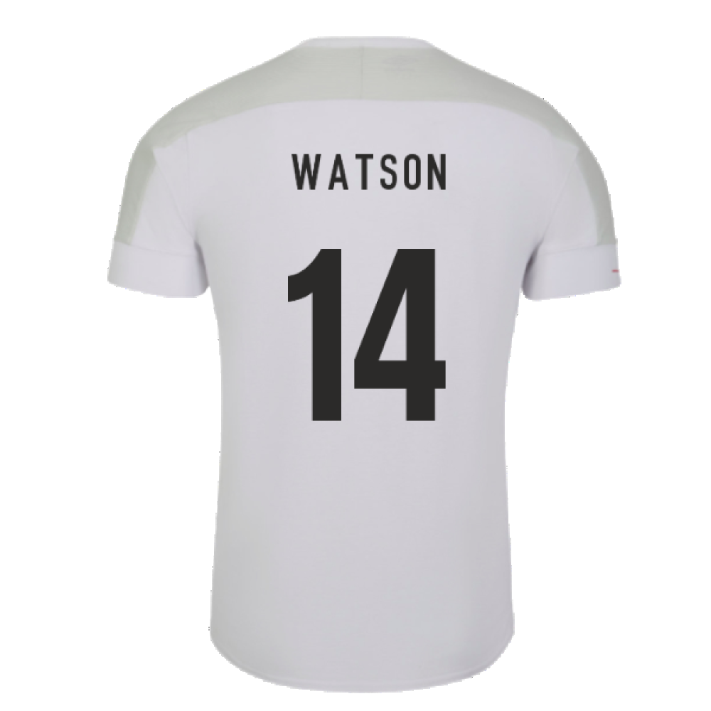 2023-2024 England Rugby Presentation Tee (White) (Watson 14)