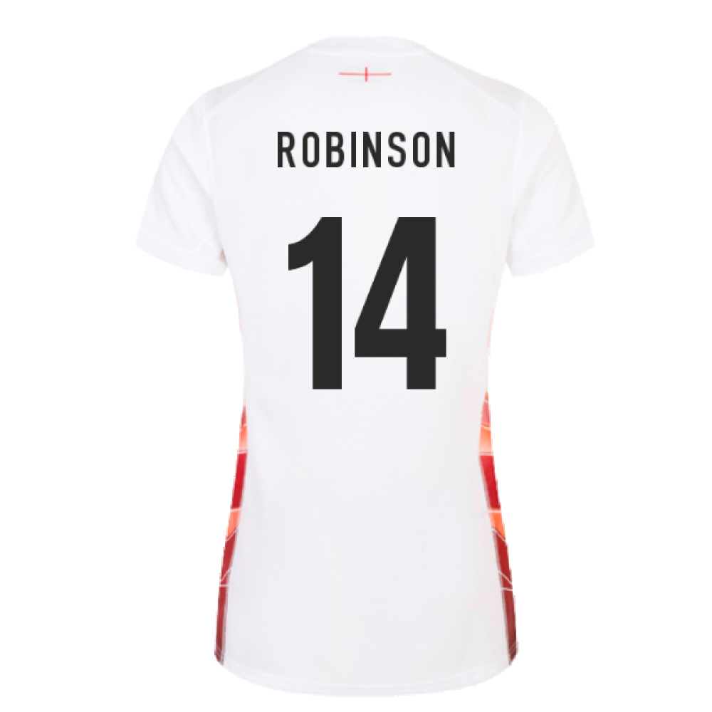 2023-2024 England Rugby Red Roses Rugby Jersey (Ladies) (Robinson 14)