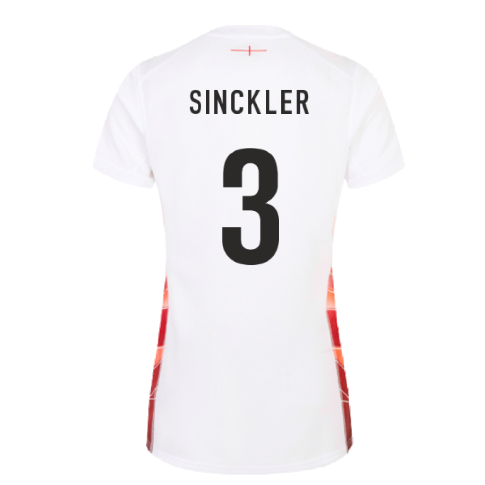 2023-2024 England Rugby Red Roses Rugby Jersey (Ladies) (Sinckler 3)