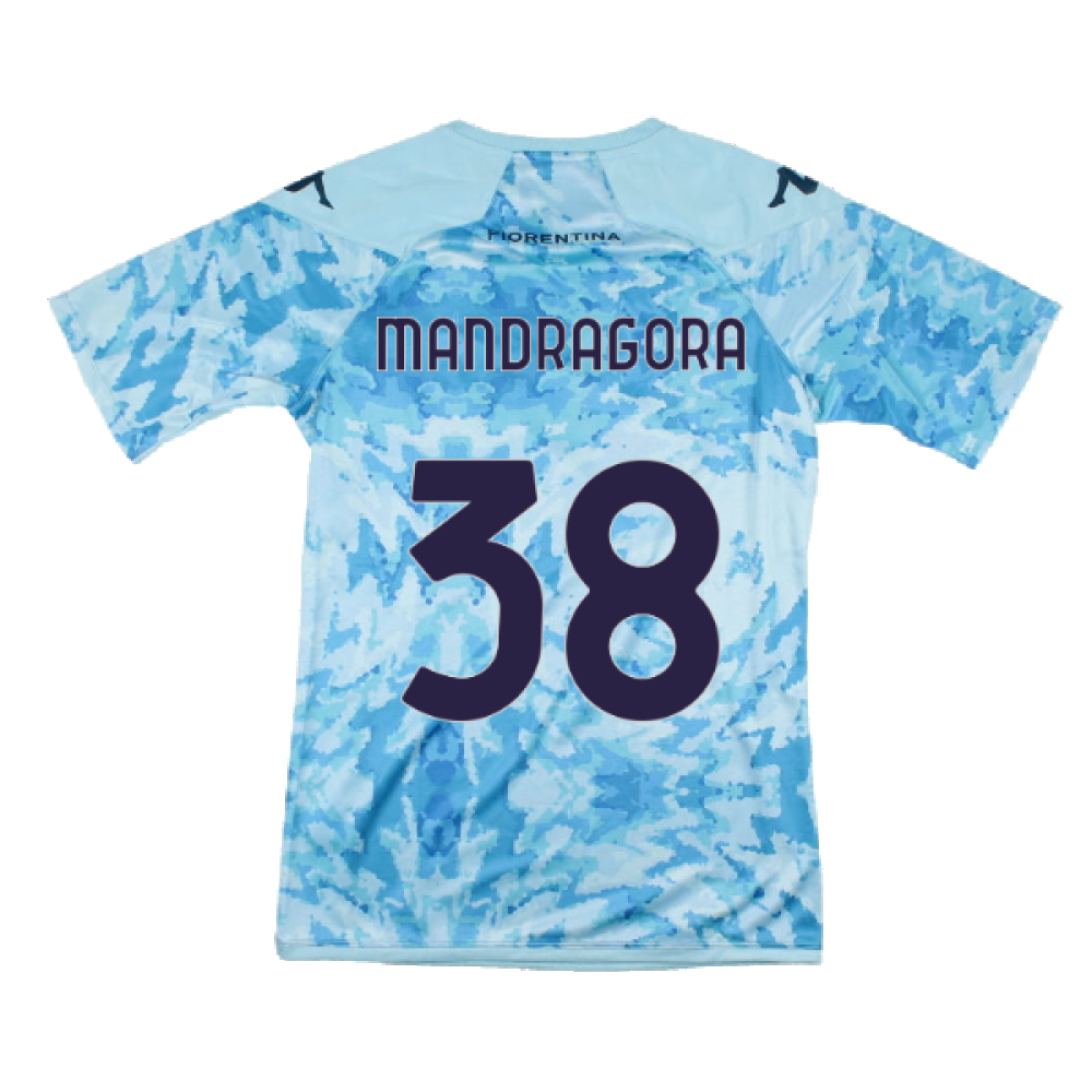 2023-2024 Fiorentina Pre-Match Shirt (Blue) (Mandragora 38)