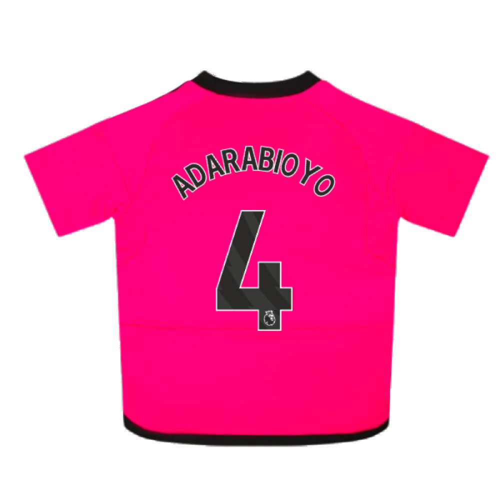 2023-2024 Fulham Away Little Boys Mini Kit (Adarabioyo 4)