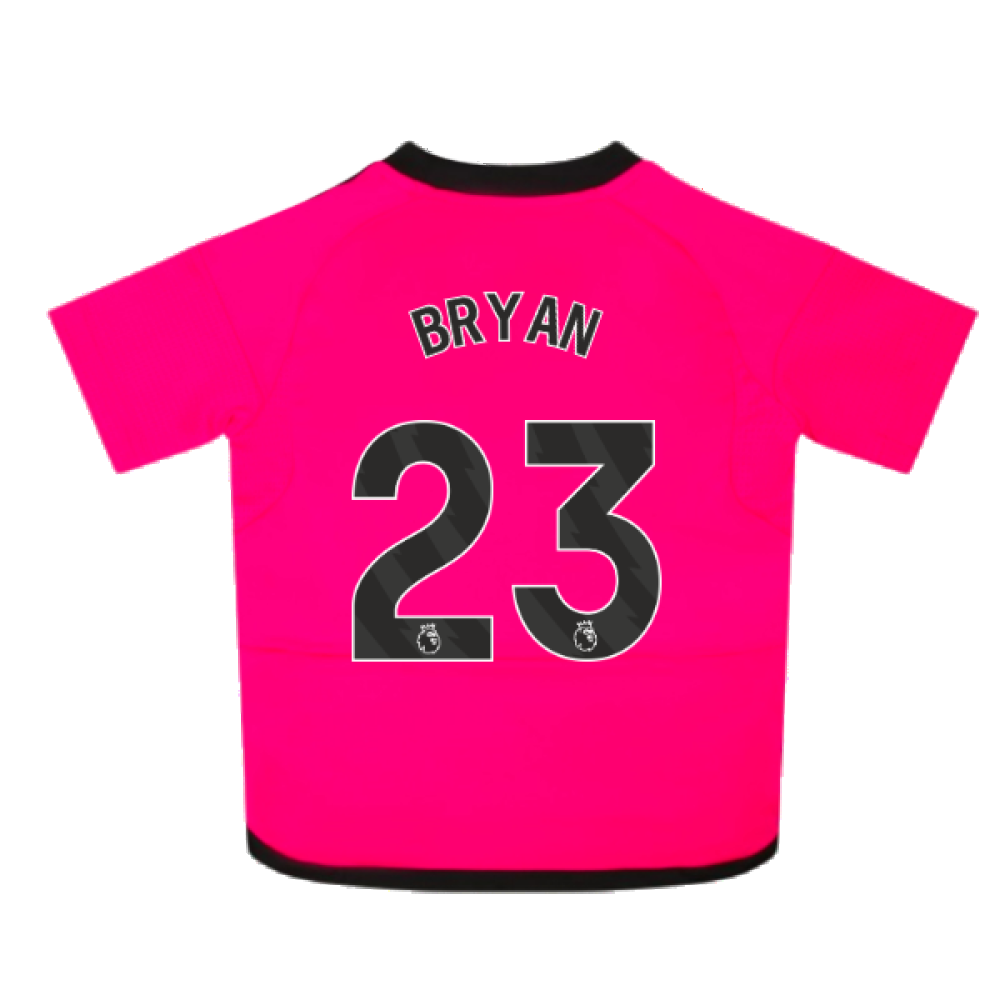 2023-2024 Fulham Away Little Boys Mini Kit (Bryan 23)