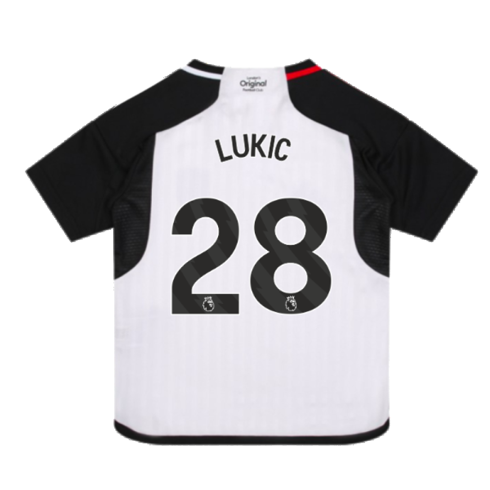 2023-2024 Fulham Home Mini Kit (Lukic 28)