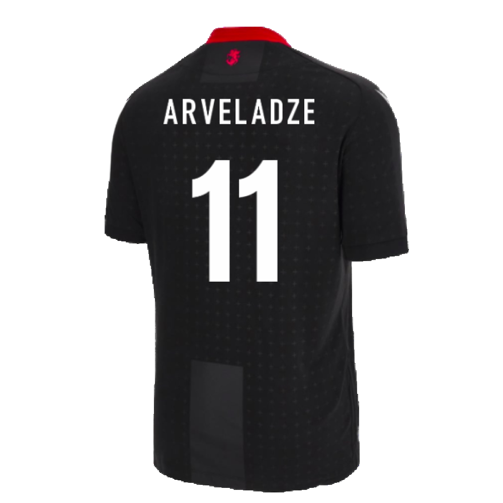 2023-2024 Georgia Away Shirt (ARVELADZE 11)