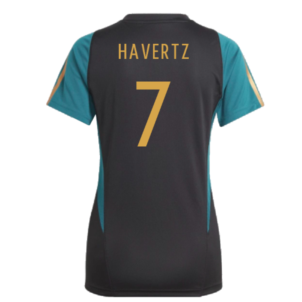 2023-2024 Germany Training Shirt (Black) - Ladies (Havertz 7)