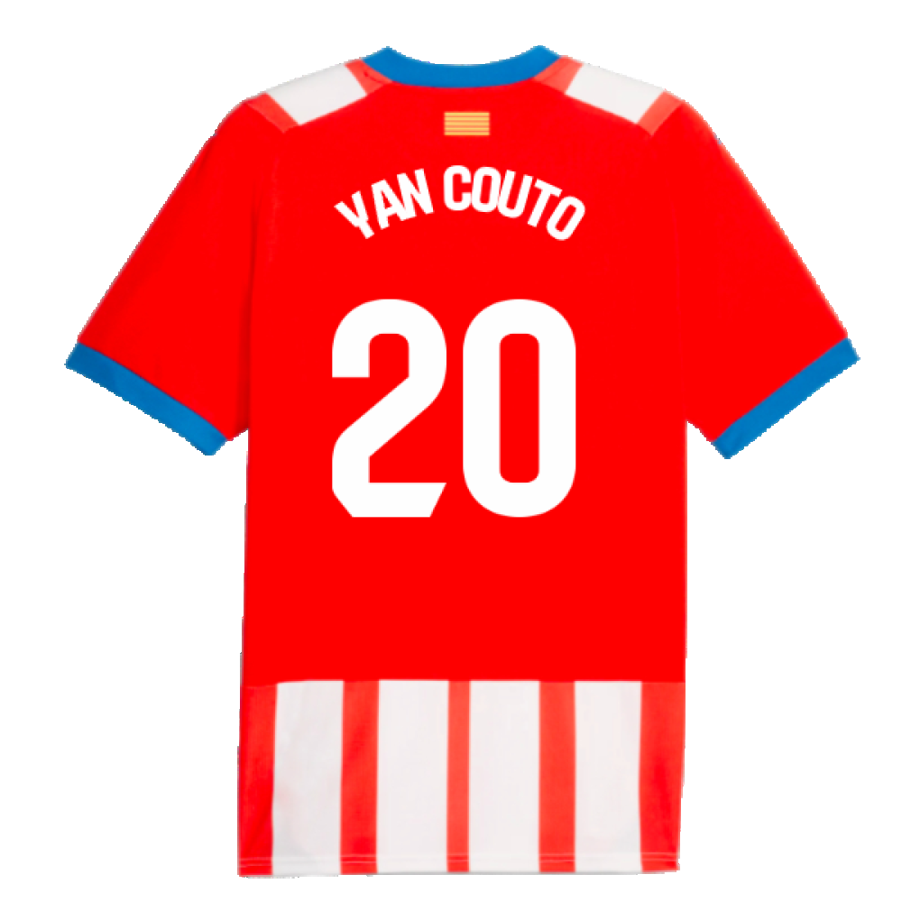 2023-2024 Girona Home Shirt (Yan Couto 20)