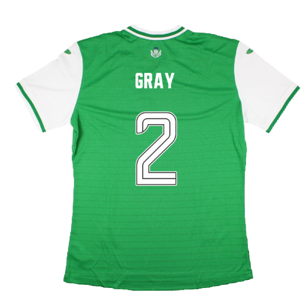 2023-2024 Hibernian Home Shirt (Gray 2)