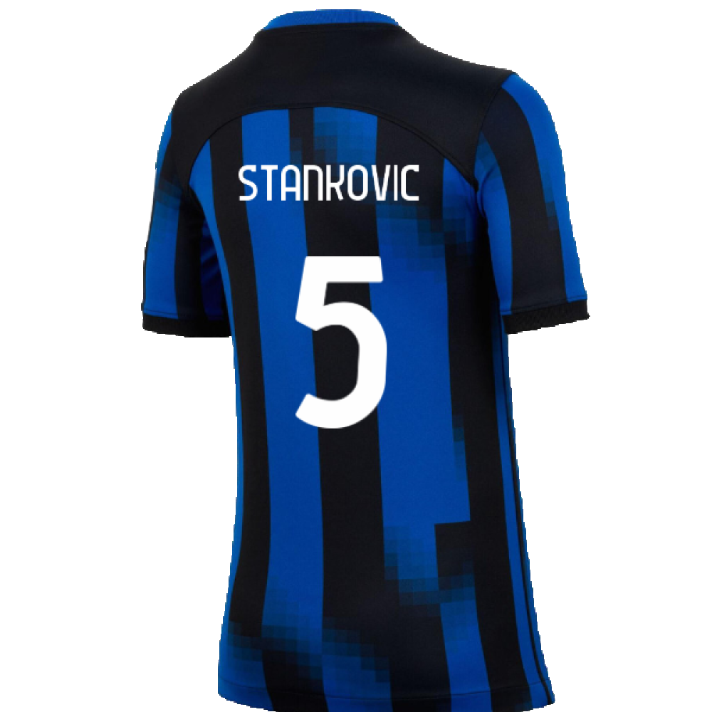 2023-2024 Inter Milan Home Shirt (Kids) (Stankovic 5)