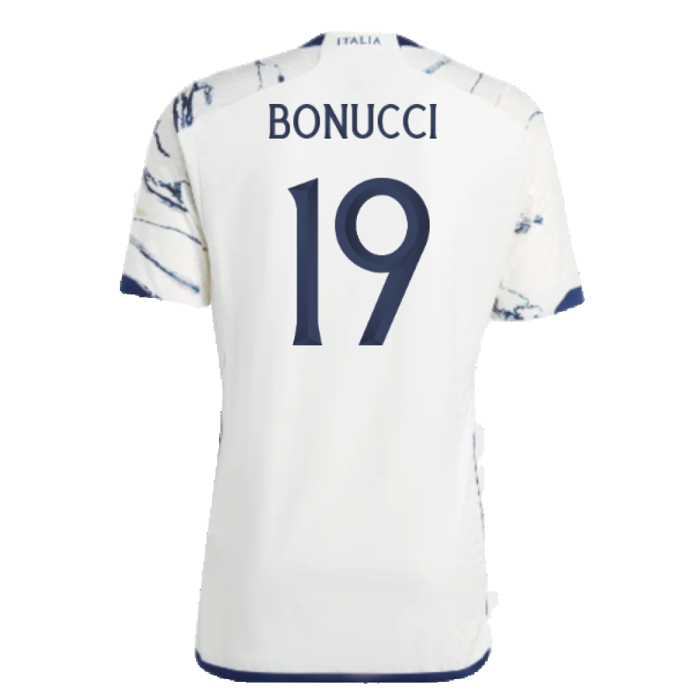 2023-2024 Italy Authentic Away Shirt (BONUCCI 19)