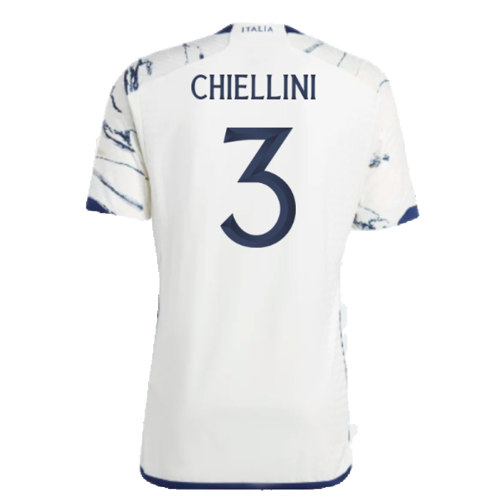 2023-2024 Italy Authentic Away Shirt (CHIELLINI 3)