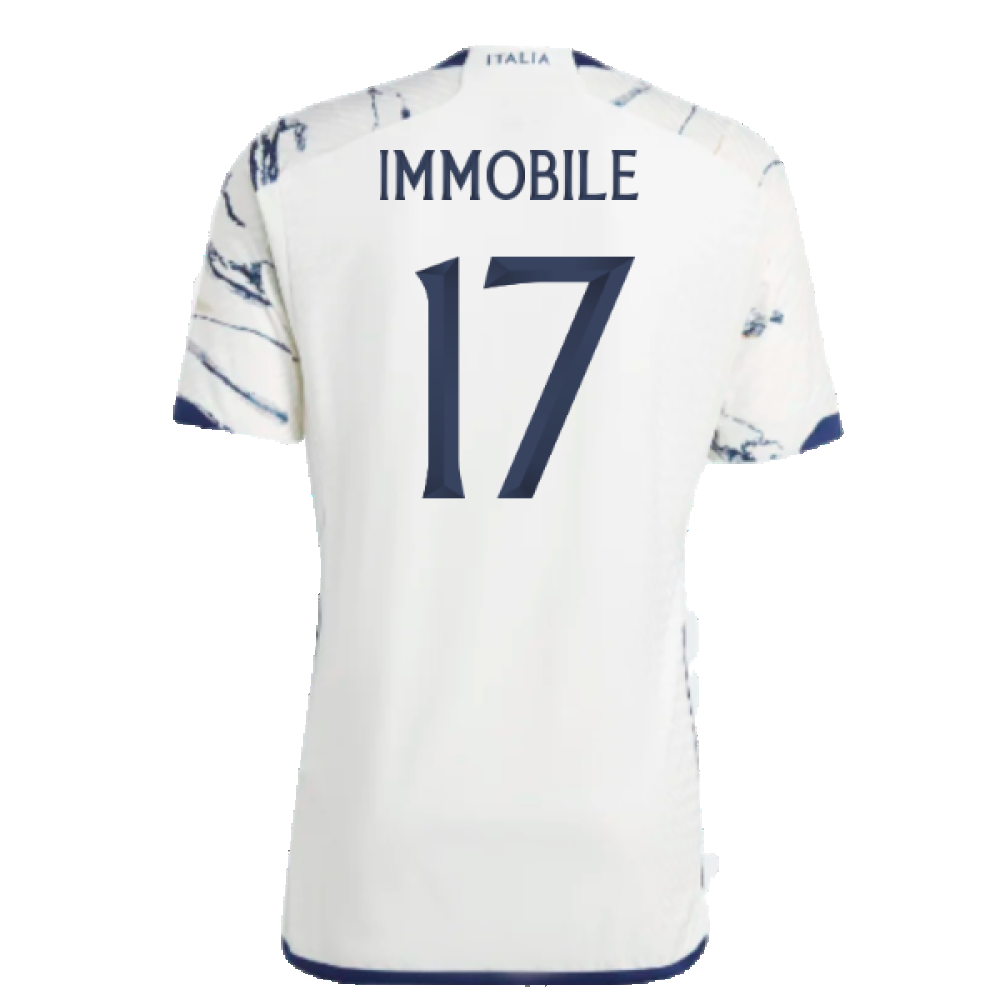 2023-2024 Italy Authentic Away Shirt (IMMOBILE 17)