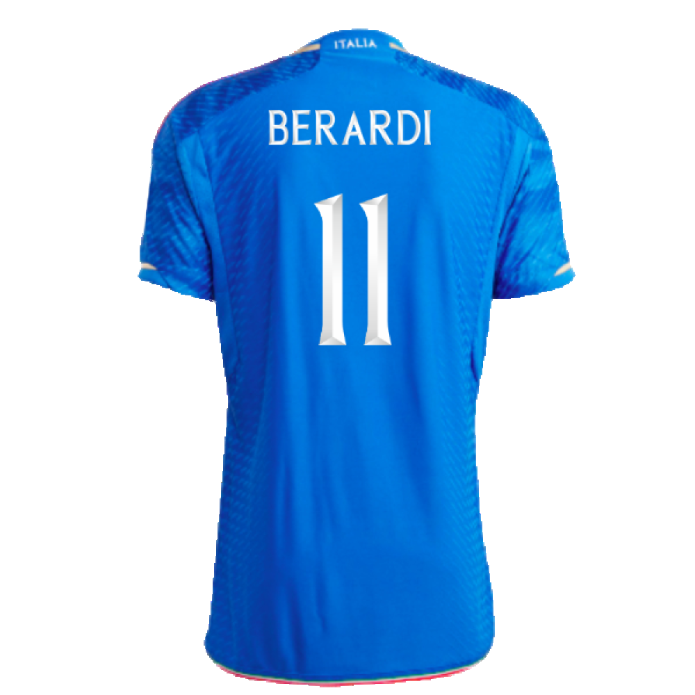 2023-2024 Italy Authentic Home Shirt (BERARDI 11)