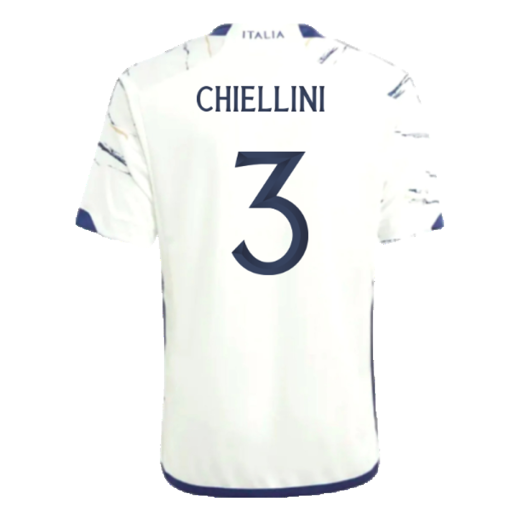 2023-2024 Italy Away Shirt (Kids) (CHIELLINI 3)