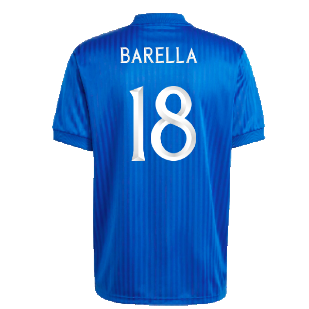 2023-2024 Italy Icon Jersey (Blue) (BARELLA 18)