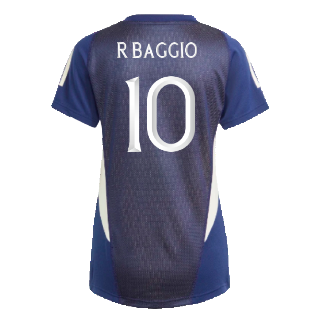 2023-2024 Italy Tiro Pro Jersey (Dark Blue) (R BAGGIO 10)