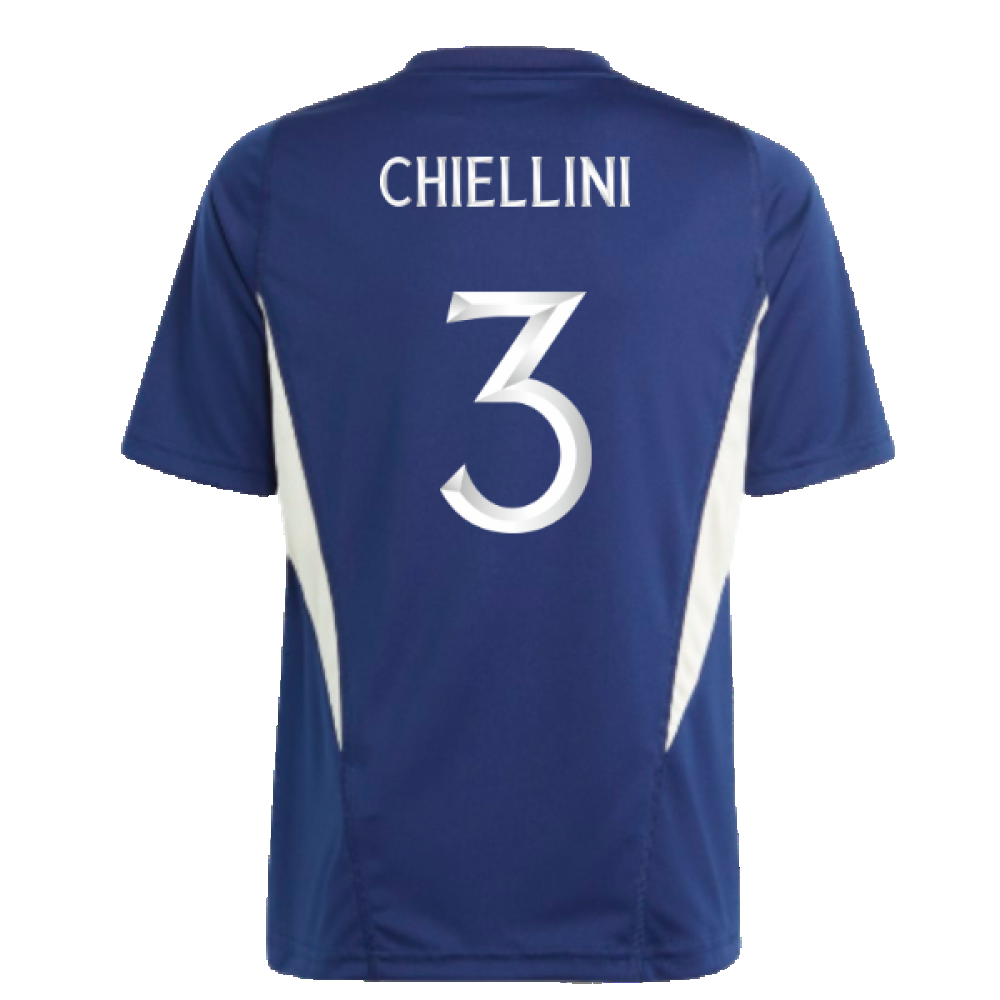 2023-2024 Italy Training Jersey (Dark Blue) - Kids (CHIELLINI 3)