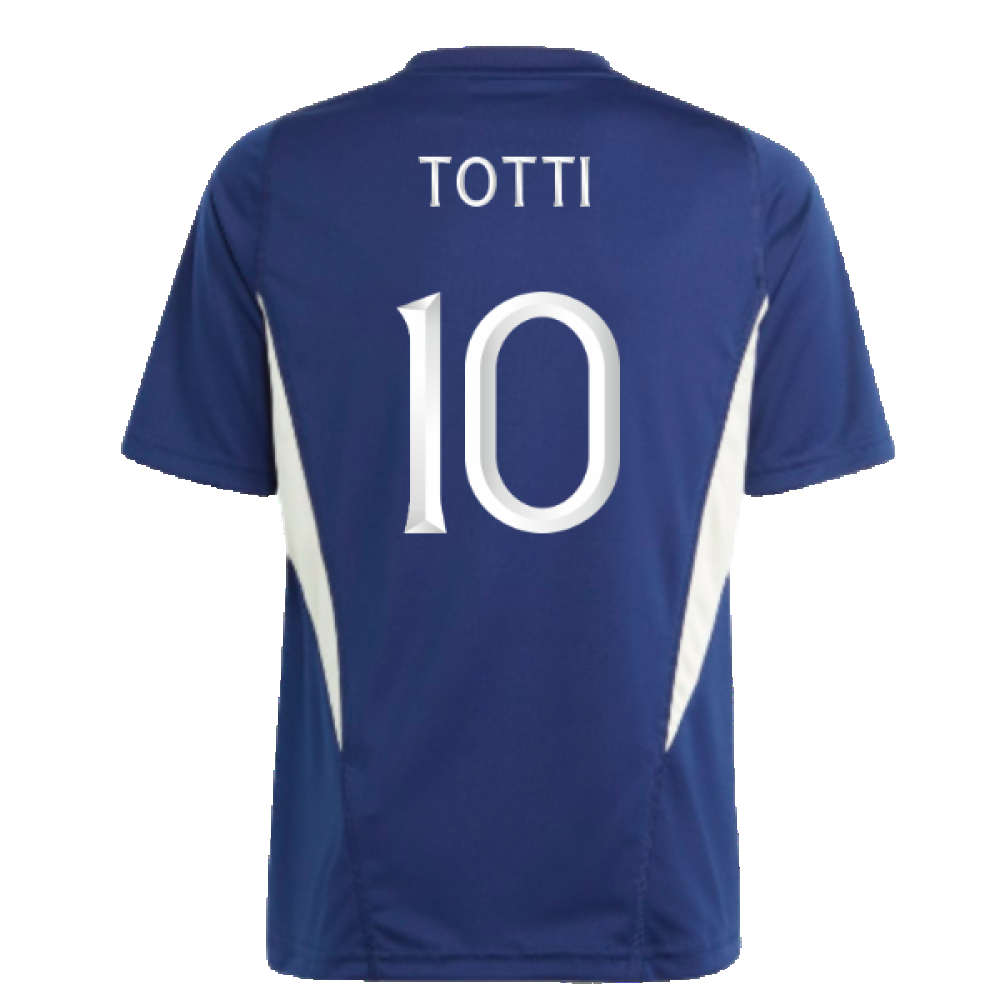 2023-2024 Italy Training Jersey (Dark Blue) - Kids (TOTTI 10)