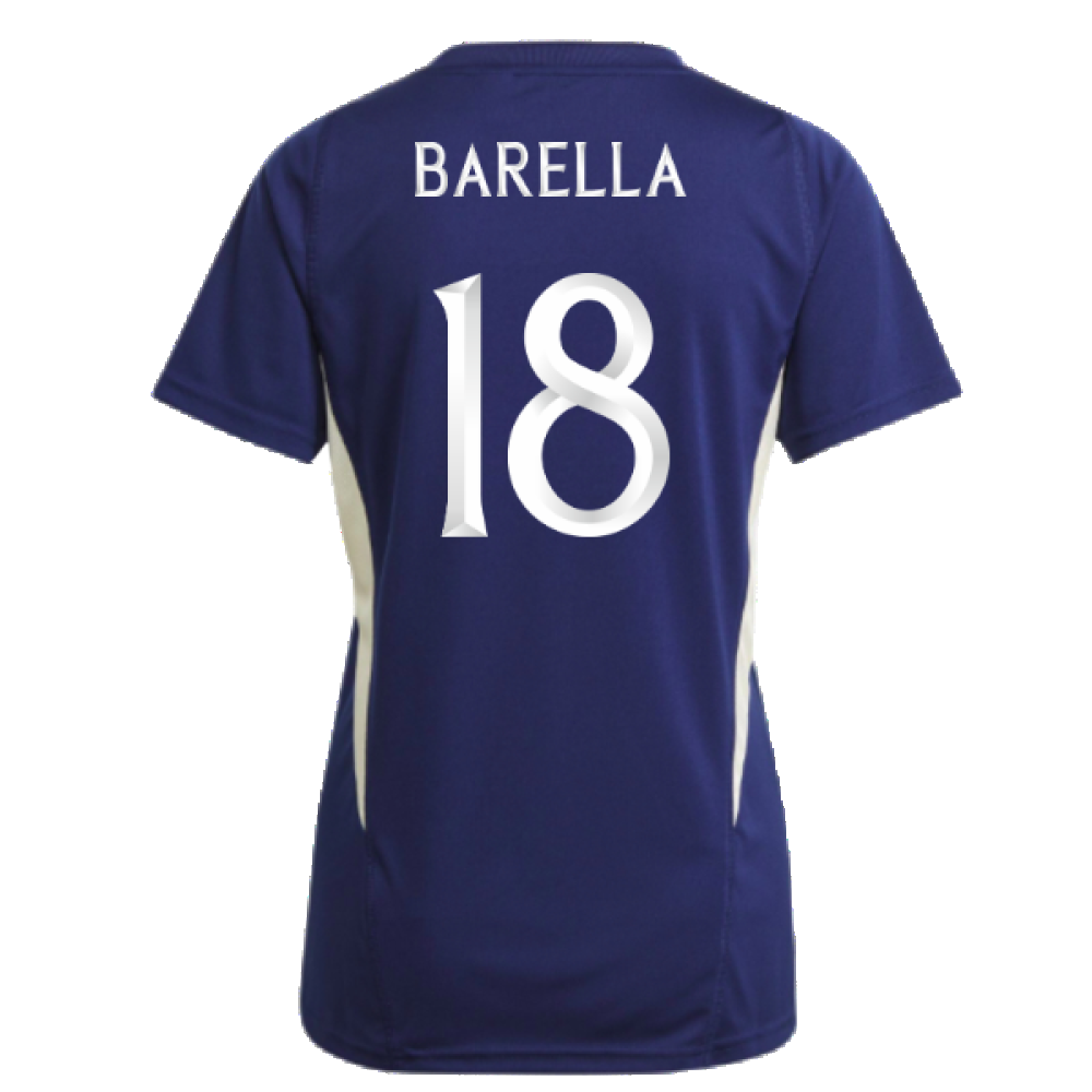 2023-2024 Italy Training Jersey (Dark Blue) - Ladies (BARELLA 18)