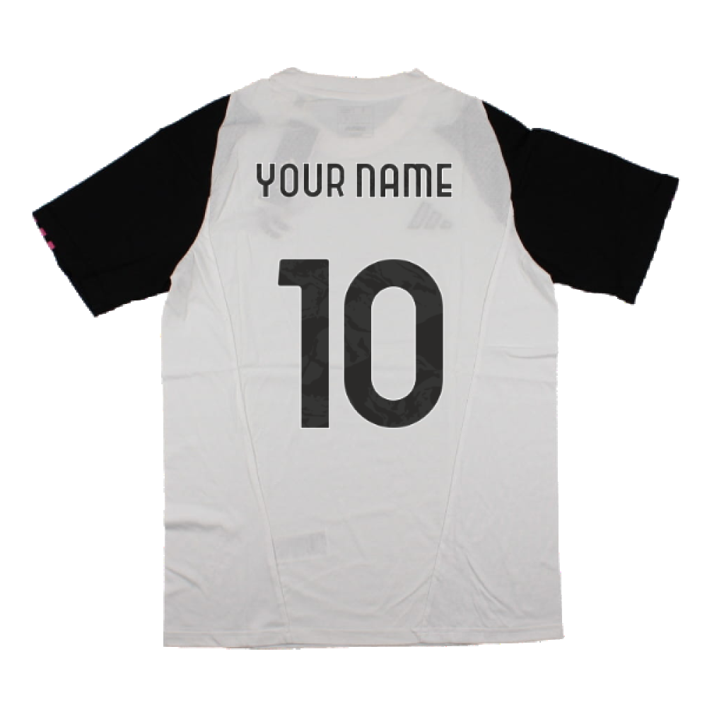 2023-2024 Juventus Cotton Tee (White) (Your Name)