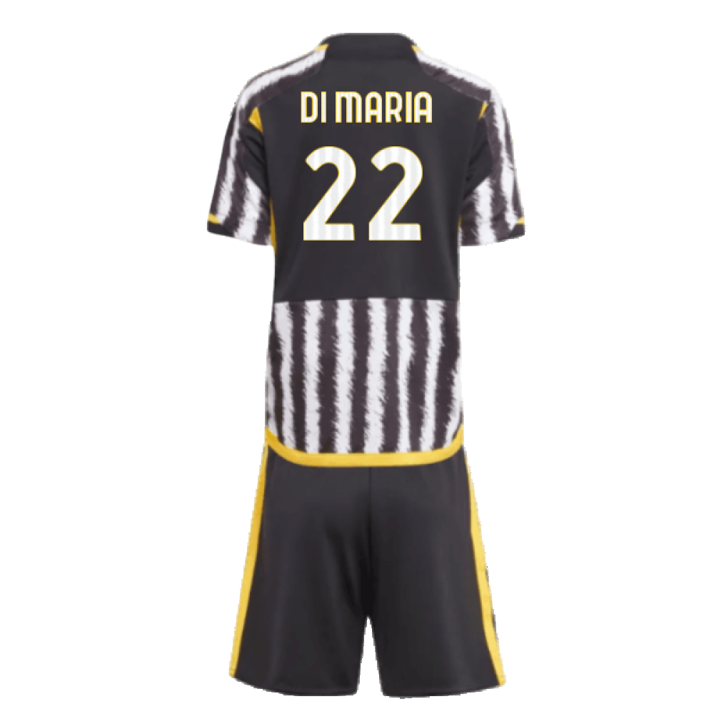 2023-2024 Juventus Home Mini Kit (DI MARIA 22)