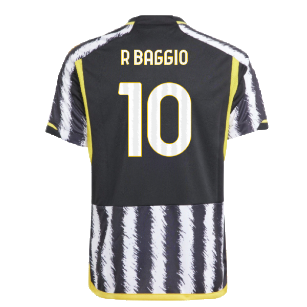 2023-2024 Juventus Home Shirt (Kids) (R BAGGIO 10)