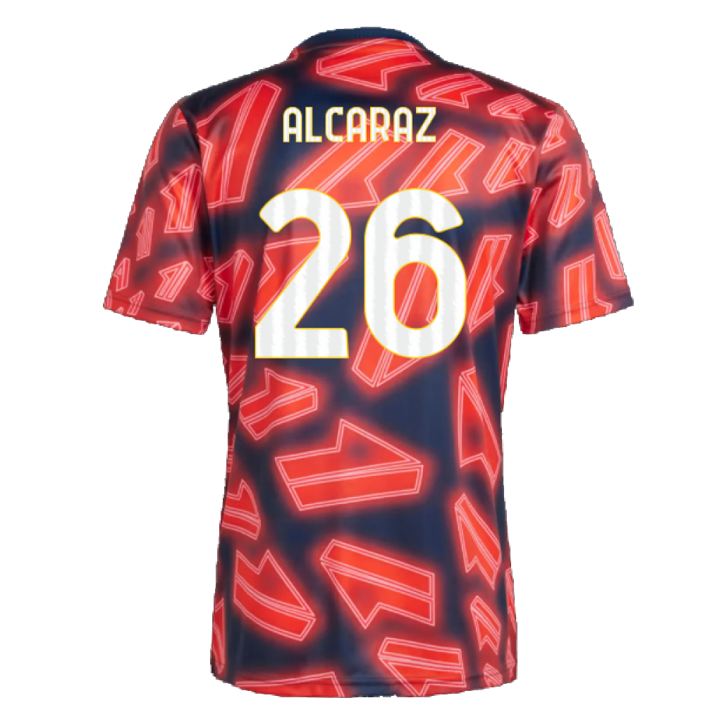 2023-2024 Juventus Pre Match Shirt (Night Indigo) (Alcaraz 26)