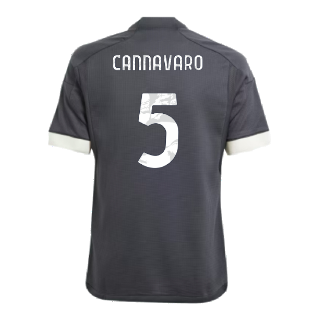 2023-2024 Juventus Third Shirt (Kids) (CANNAVARO 5)