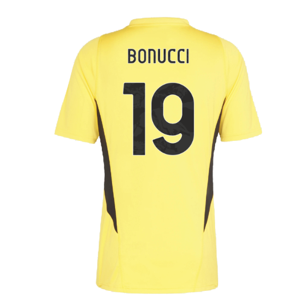 2023-2024 Juventus Training Shirt (Bold Gold) (BONUCCI 19)