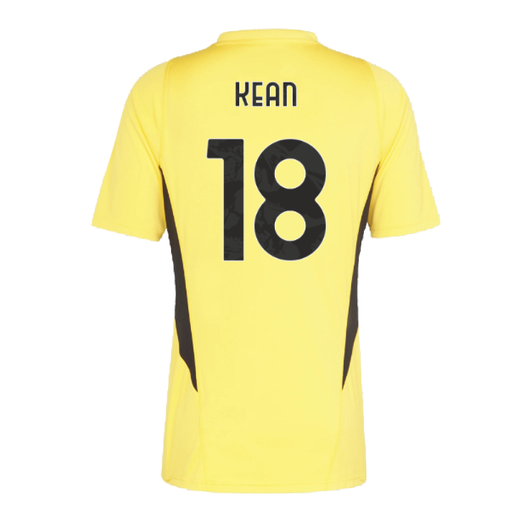 2023-2024 Juventus Training Shirt (Bold Gold) (KEAN 18)