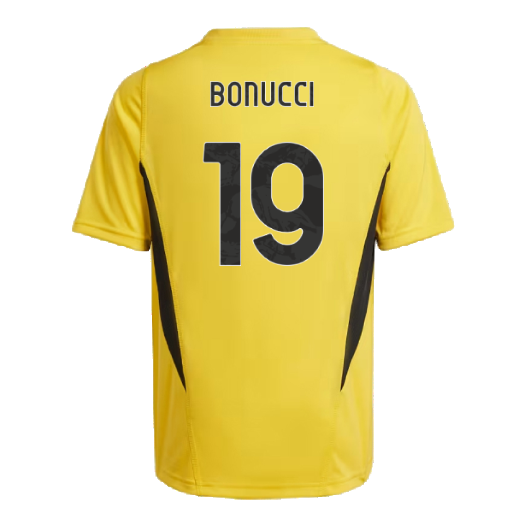 2023-2024 Juventus Training Shirt (Bold Gold) - Kids (BONUCCI 19)