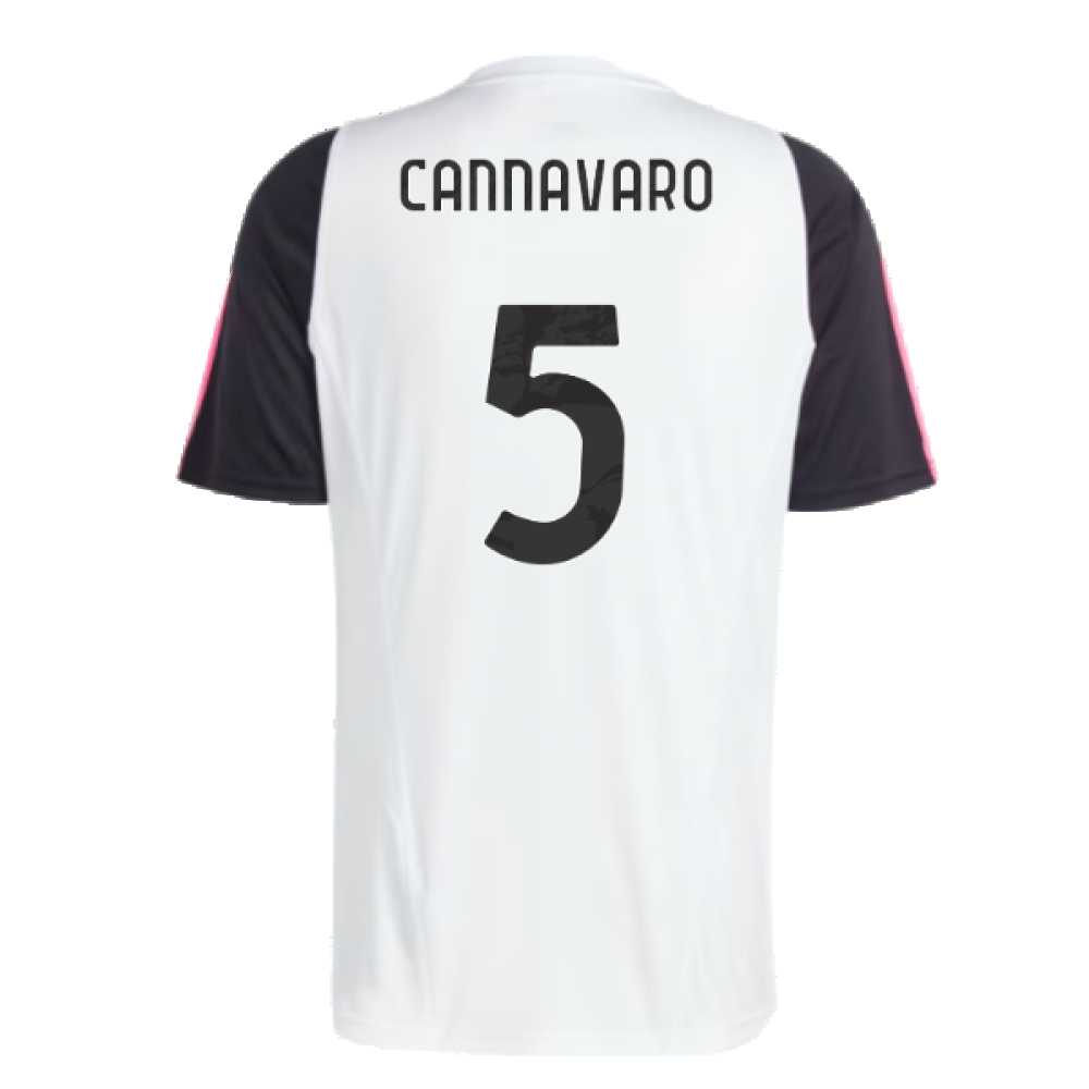 2023-2024 Juventus Training Shirt (White) (CANNAVARO 5)