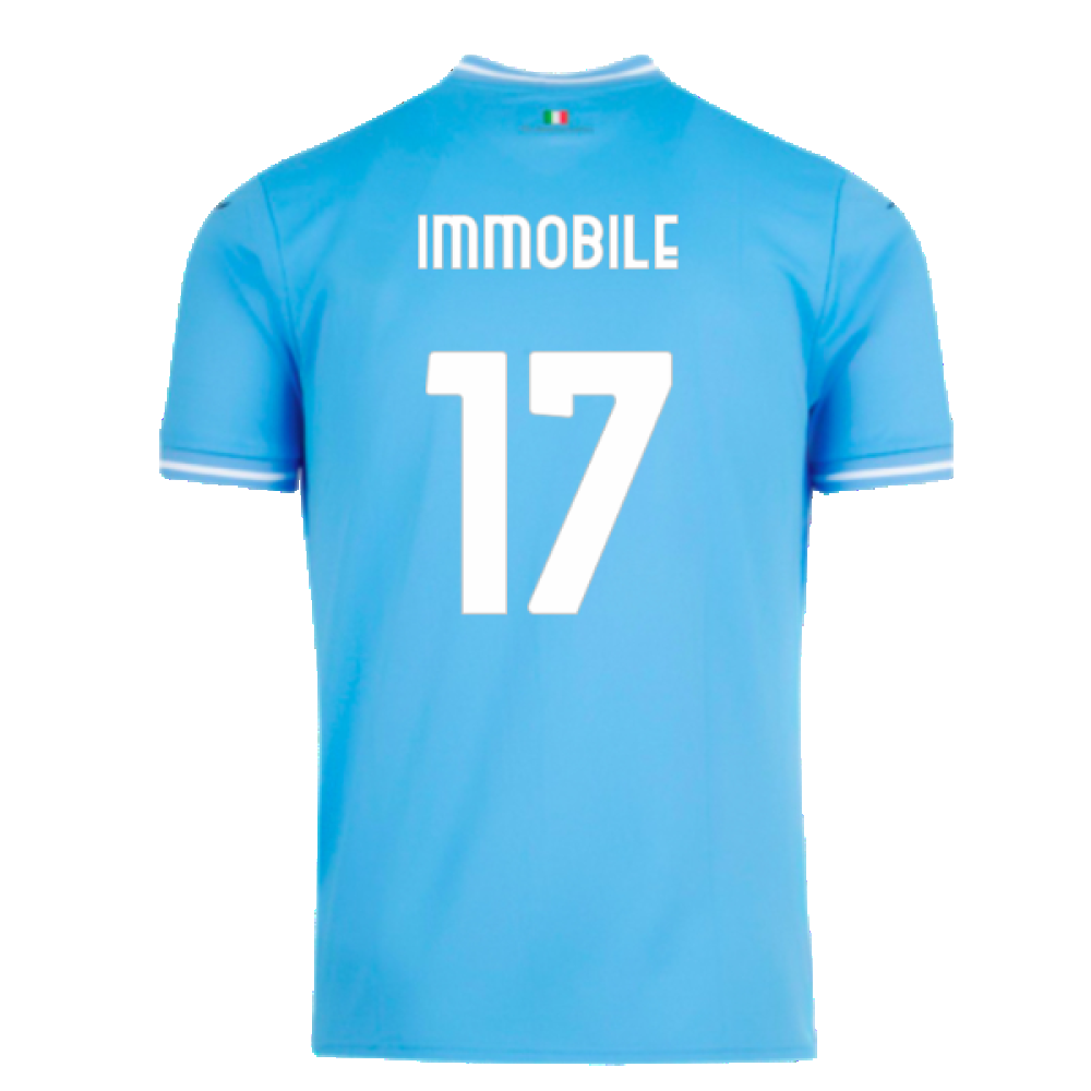 2023-2024 Lazio Home Shirt (Kids) (Immobile 17)