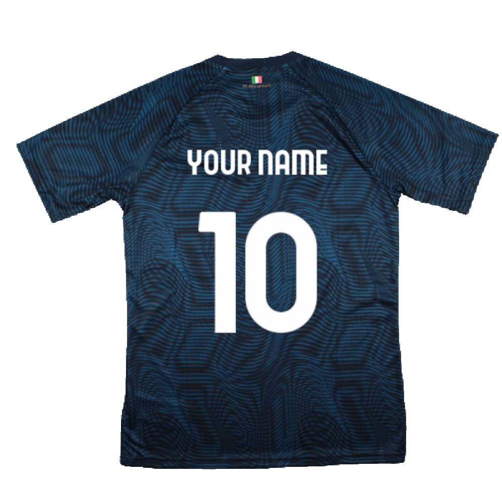 2023-2024 Lazio Pre-Match Jersey (Navy) (Your Name)