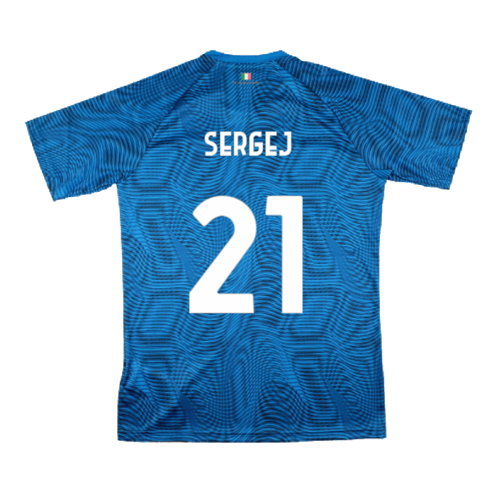 2023-2024 Lazio Pre-Match Jersey (Royal) (Sergej 21)