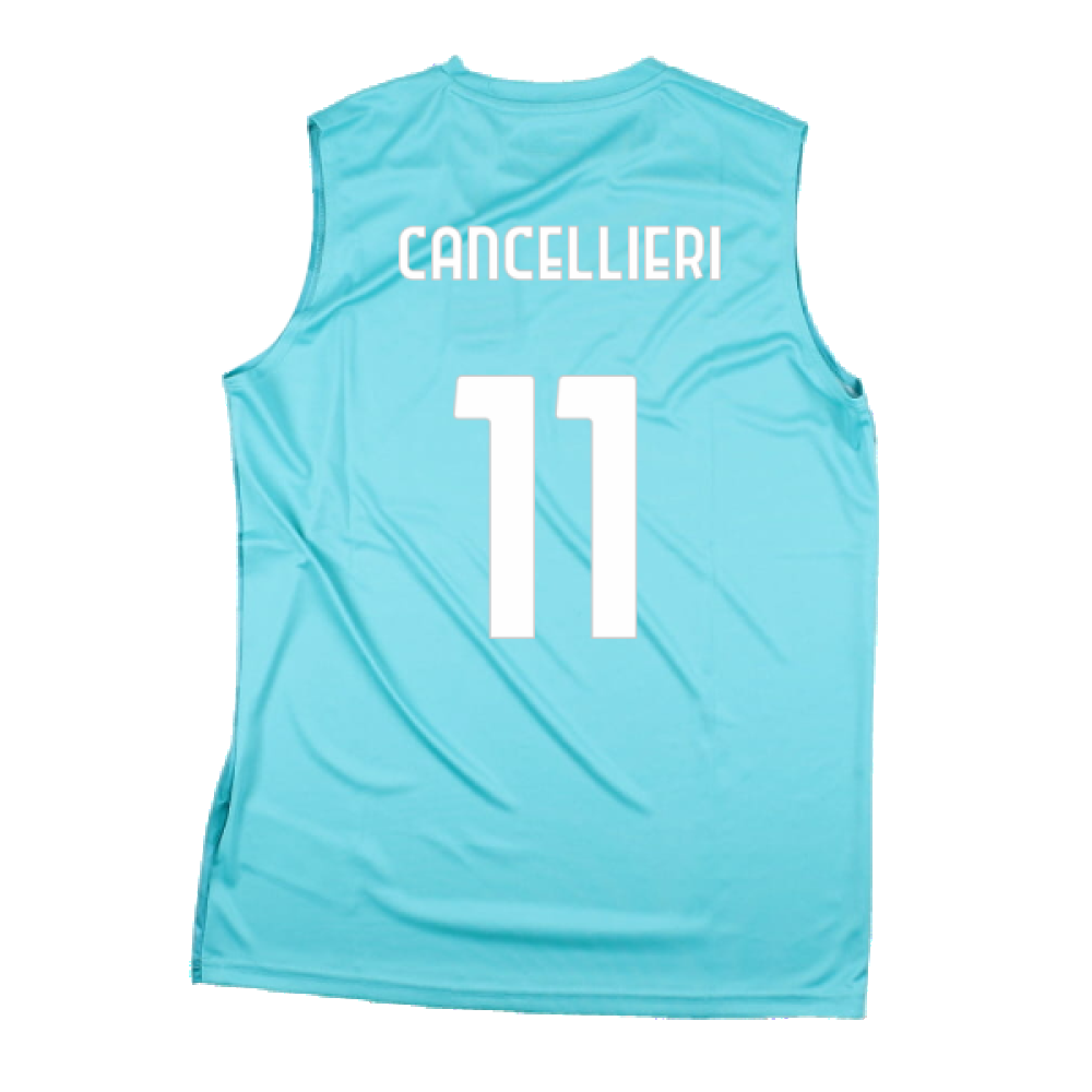 2023-2024 Lazio Sleeveless Training Shirt (Azure) (Cancellieri 11)