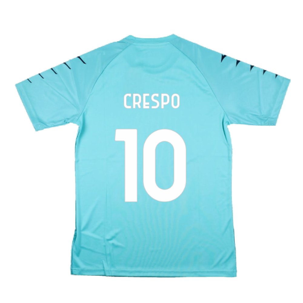 2023-2024 Lazio Training Shirt (Azure) (Crespo 10)