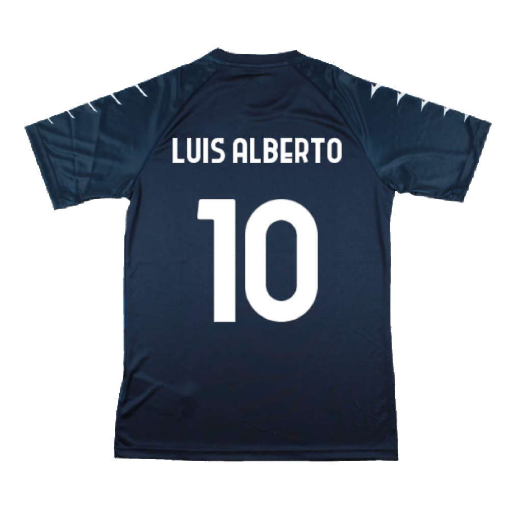 2023-2024 Lazio Training Shirt (Navy) (Luis Alberto 10)